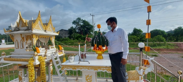 วันจันทร์ที่ 14 มิถุนายน 2564 นายสมคิด ประทับแก้ว  นายกเทศมนตรีฯ พร้อมคณะผู้บริหาร ปลัดเทศบาลฯ สมาชิ