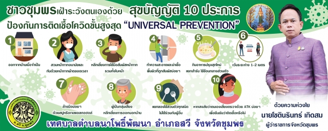 บัญญัติ 10  ประการ ของ ชาวชุมพร